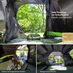 Skandika Kambo 6 Tunnelzelt - Beige