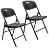 Skandika Masi Set von 2 Klappstuhle - Black