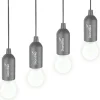 Skandika Narvik 4er-Set LED-Camping-Hängelampen