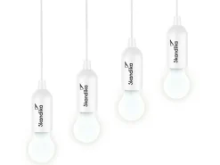 Skandika Narvik 4er-Set LED-Camping-Hängelampen - White