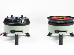 Skandika Rask Hybrid Campingkocher Satz - Green