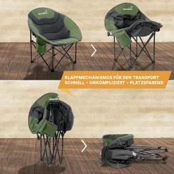 Skandika Sirkka Moonchair - green