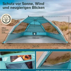 Skandika Skal Pop-up Strandmuschel