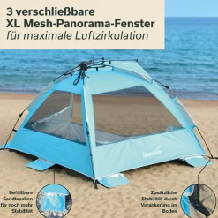 Skandika Skal Pop-up Strandmuschel