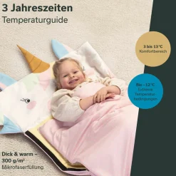 Skandika Soti Kinderschlafsack - Einhorn