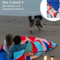 Skandika Sovro 190 Deckenschlafsack - Coral Flame