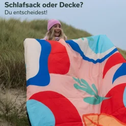 Skandika Sovro 190 Deckenschlafsack - Coral Flame