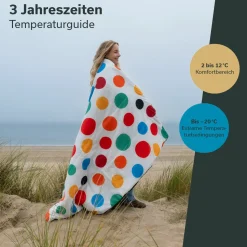 Skandika Sovro Flex 190+30 Deckenschlafsack - Stardust