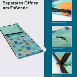 Skandika Sovro Lite 190 Deckenschlafsack - Sunrise