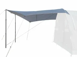 Skandika Spirit 330 x 310 cm Sonnensegel mit Teleskopstangen