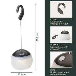 Skandika Tufjord LED Hängelampe - Black