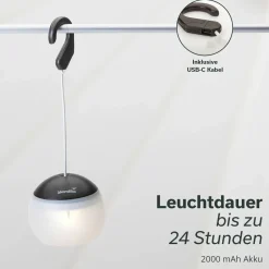 Skandika Tufjord LED Hängelampe - Black