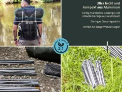 Skandika Vatn Trekkingzelt - 2 Personen