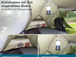 Skandika Vatn Trekkingzelt - 2 Personen