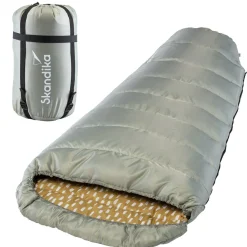 Skandika Vegas XXL RV links grauer Schlafsack