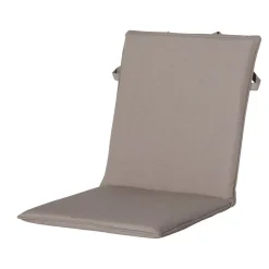 Stapelbare Stuhlkissen Madison Panama, Taupe, 4er-Set