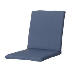Stapelbare Stuhlkissen Madison Panama, Saphirblau, 4er-Set