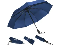 Sunflake faltbarer Sturmregenschirm - Blue