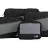 Sunflake Set von 4 Packing Cubes - Black