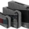 Sunflake Set von 3 Packing Cubes - Grey