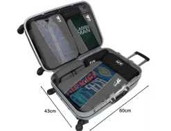 Sunflake Set von 4 Packing Cubes - Grey
