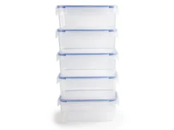 Sunware 0,9 Liter Meal Prep Frischhaltedose - Set von 5