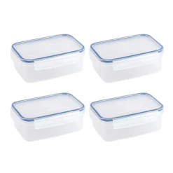 Sunware Basic 0,9 Liter 4er-Set Frischhalteboxen