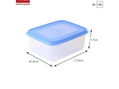 Sunware Club Cuisine 1,2 Liter Gefrierdose - Set von 15