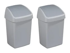 Sunware Delta 10 Liter Schwingdeckeleimer - Set von 2