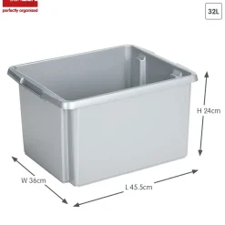 Sunware Nesta 32 Liter Aufbewahrungsbox - Grey