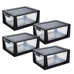 Sunware Omega 4er-Set 11L drawer - schwarz