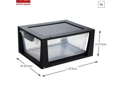Sunware Omega 4er-Set 11L drawer - schwarz