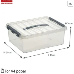 Sunware Q-line 12 Liter Aufbewahrungsbox - Metal