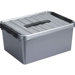 Sunware Q-line 15 Liter Aufbewahrungsbox - Metall Black