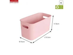Sunware Sigma home 6 Liter cube box - Pink