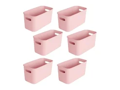 Sunware Sigma home 6 Liter Pink cube box - Set von 6