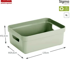 Sunware Sigma home 9 Liter Aufbewahrungsbox - Green