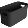 Sunware Sigma home 6 Liter cube box - Black