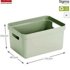 Sunware Sigma home 5 Liter Aufbewahrungsbox - Green