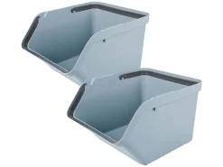 Sunware Sigma home 45 Liter Set von 2 Sortiereinheit - Blue