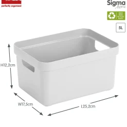 Sunware Sigma home 5 Liter Aufbewahrungsbox - White