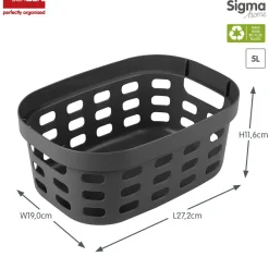 Sunware Sigma Home 5 Liter Korb - Anthracite