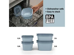 Sunware Sigma home 4er-Set Frischhaltedose - blau