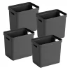 Sunware Sigma home 4er-Set 25L Aufbewahrungsbox - anthrazit