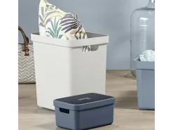 Sunware Sigma home 4er-Set 25L Aufbewahrungsbox - weiß