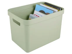 Sunware Sigma home 4er-Set 18L Aufbewahrungsbox - grün
