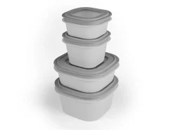 Sunware Sigma home 4er-Set Frischhaltedose - grau