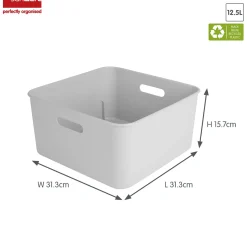 Sunware Sigma home 4er-Set cube boxen mit Deckeln - Weiß