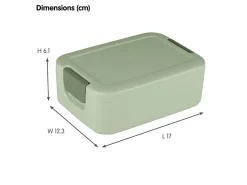 Sunware sigma home Food 2er-Set Lunchbox klein - grün