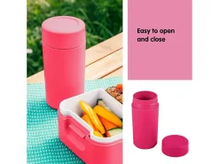 Sunware sigma home Food 6er-Set Trinkflasche - fuchsie